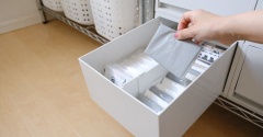 ダイソー＊コレ良いけど注意点も！伸縮式引出し整理仕切板♪