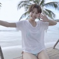 【画像あり】渡邊渚、ビキニに“スケスケ”白Ｔシャツ姿で初写真集告知