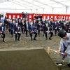 日ハム栗山監督「北海道に愛される球場に」　新球場の起工式に出席