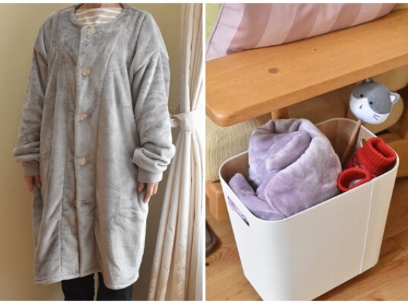 【最近購入した雑貨色々】あったか「着る毛布」とバッグの一時置きにぴったり「キャスター付き収納」✨財布＆キーケースも（PR含）