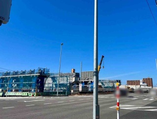 ついに立体道路の橋桁を架ける工事開始！栗ノ木バイパス下り線『鐙交差点』付近で橋梁上部工開始予定！3月から。