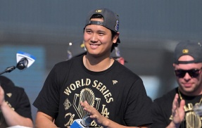 大谷「I'm ready to get another ring next year.(来年もう一つのリングを手にする準備はできている)」