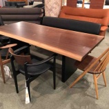 『【2019・飛騨の家具セール】柏木工・スーパープレミアムテーブルにボスベンチをセット』の画像