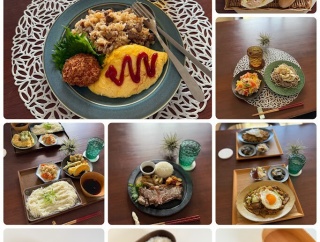 1週間の我が家の献立まとめ(作りおきおかず、弁当、昼ごはん、晩ごはん)とお外ごはんも