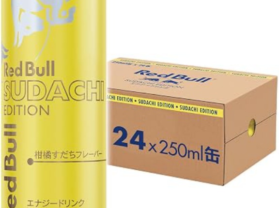 【2,600円】レッドブル エナジードリンク すだちエディション 250ml×24本がセール特価。アウトレットかも