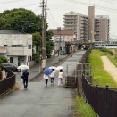 雨の日のウォーキング