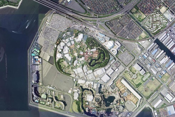 Google Earthで世界旅行 ディズニーリゾート