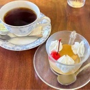 食後のプリン　コーヒーショップ海（かい）