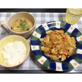 【貧乏飯】半額品を使って簡単中華。