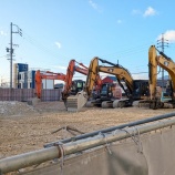 『旧消防署の建物が無くなってる。解体工事も大詰め（春日井市梅ヶ坪町）』の画像