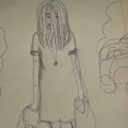 恐怖　360度髪の毛女