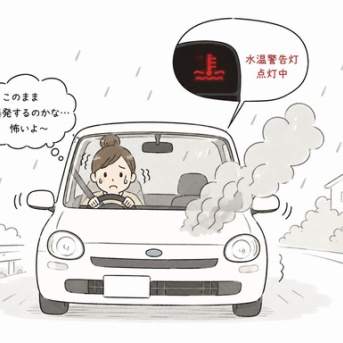 22万キロ。まだ行けると乗り続けた愛車から煙がモクモク.....