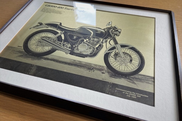 ホンダ GB500•400 成約記念ノベルティ（Ride'n Roll - GB400TT）