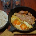 目玉焼き丼