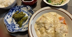 幸せは自分で掴む！＆大根と鶏肉のクリーム煮