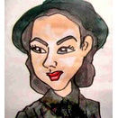 似顔絵・桑野通子