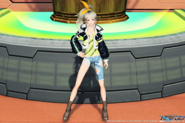 PSO2・NGS》ARKSコーディネート部｡ - ダメージハーフパンツ［Ba］