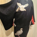 アンティークの長羽織〜鳩柄の逸品〜