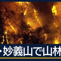 今年は多い山火事 群馬県妙義山・伊勢原市日向山 関東各地で乾燥注意報