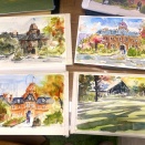 YouTubeライブ配信📽️4ヶ月ぶりの登場♪”かつみさんと北海道を秋のイメージで描く🍂”