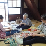 『岩首集落で布ぞうり作りを体験していただきました！』の画像