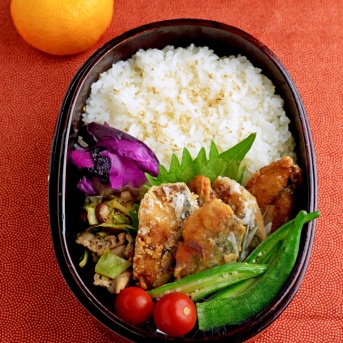 【今週のJUNA夫さん弁当】さばの竜田焼き弁当／今回は3打席立ってきた→気になっていたパンケーキを食べに