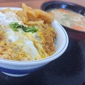 2個たまカツ丼（竹）ととん汁（大）で至福メシ。飯田市『かつや長野飯田店』