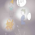 【迎え火】お盆が始まったよー