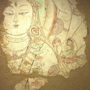 ホータン博物館所蔵の「千手千眼観音菩薩像」壁画断片