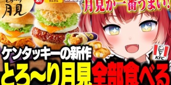 【VTuber】かるび恒例、ケンタ新作月見シリーズを全制覇&食べ比べ正直レビュー
