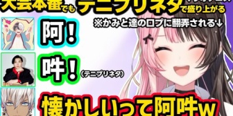 【ぶいすぽ】ひなーの×イブラヒム、本番でより解像度があがったテニプリ話で盛り上がるｗ【VCCマリオテニス】