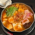 純豆腐鍋の夜ごはん