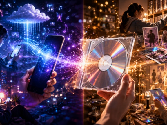 最近の音楽「Youtubeやサブスクで聞けます」　←音楽CDが滅びない理由