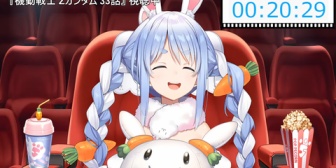 【ホロライブ】ぺこら、英雄カツの登場に大喜びで草【Zガンダム同時視聴】