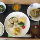 豚バラのナス巻きランチ