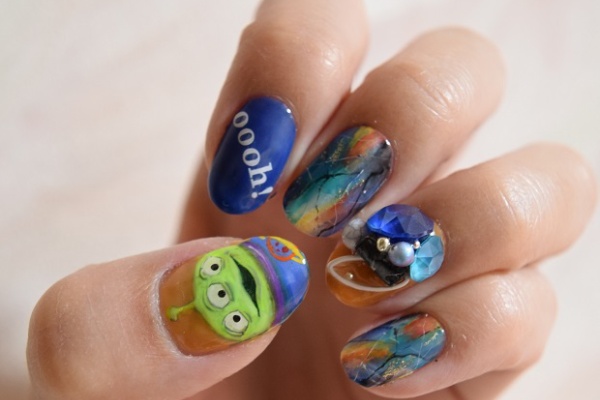 もと年パ 大人親子の安否情報 ディズニー ネイル