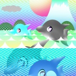 『ペンギンを加えた間違い探し』の画像