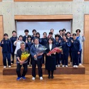 生徒、保護者とのお別れの時間