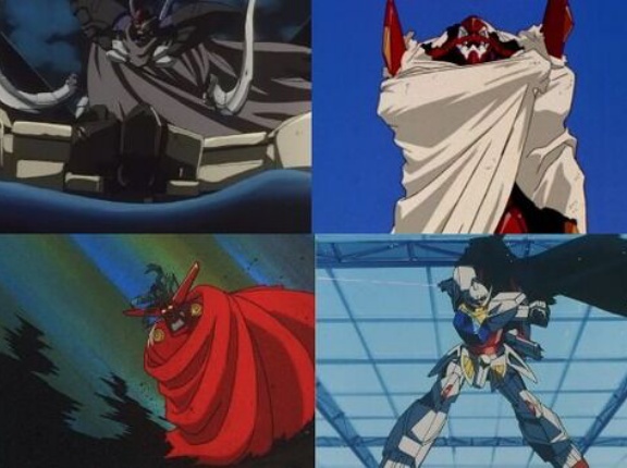 【画像】ロボアニメの機体さん、メカなのにボロボロの布の様なマントを羽織った姿が似合い過ぎる…