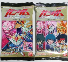 検証日記 お得食玩を大量に開封して自力コンプ出来るかやってみた。 機動戦士ガンダム ゆるキャン ウエハース シール カード