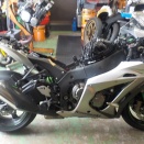 ZX-10Rにサムブレーキの取り付け！