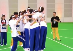 運動会の冨里奈央さん、見せ場で『こう』なる