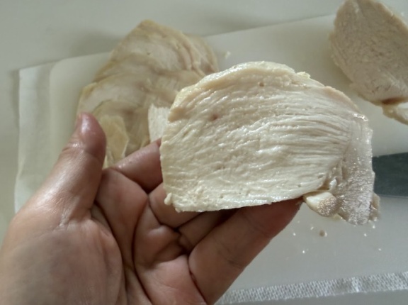 【レンジで鶏ハム】切れ味で料理の味は変わる！出来うる限り薄く切りたいしっとり鶏ハム（PR）と昨日の晩ごはん