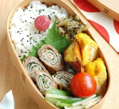 豚肉の大葉みそ焼き弁当【主夫体験】