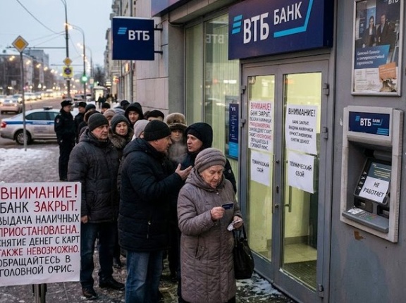 ロシア最大の国有銀行の一つであるVTB、顧客の資金へのアクセスを制限！