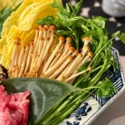 牛せり鍋の夜ごはん