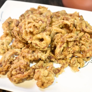 コリコリ食感♪豚のど軟膏の唐揚げ