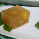 秋の味覚・・柿の寒天ゼリー。レシピも。。。