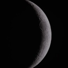 『夕空に輝く月齢3.6のお月様＆昨日の太陽面 ☆彡』の画像