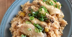 鶏手羽中で♪スペアリブ炊き込みご飯